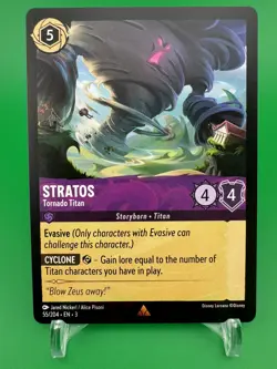 Stratos - Tornado Titan 55/204 Rare Into The Inklands Disney Lorcana TCG - Image 1