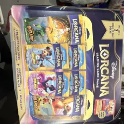 Disney Lorcana Into the Inklands Starter Deck Box, Booster Packs, Promo Card - Image 1