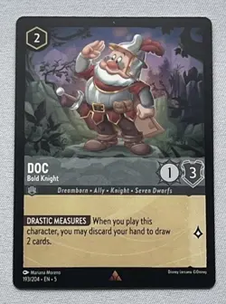 Doc - Bold Knight - Disney Lorcana 193/204 Shimmering Skies Regular - Image 1