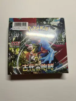 Pokemon Scarlet & Violet Ancient Roar SV4K Japanese Booster Box - Image 1