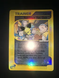 Pokemon Card Pokemon Fan Club Aquapolis 130/147 Eng English card Reverse Holo - Image 1