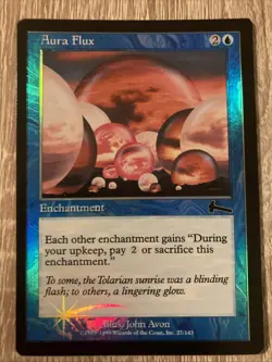 Aura Flux Foil Urza's Legacy - Near Mint - Image 1