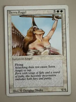 Serra Angel - MTG - REVISED (3rd) - ENGLISCH - ©1994 LP Uncommon - Image 1