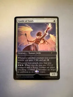 PD 549 Magic The Gathering Guide of Souls Promo MISPRINT SHIFTED HOLO STAMP MTG - Image 1