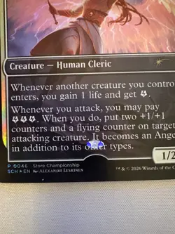 PD 549 Magic The Gathering Guide of Souls Promo MISPRINT SHIFTED HOLO STAMP MTG - Image 2