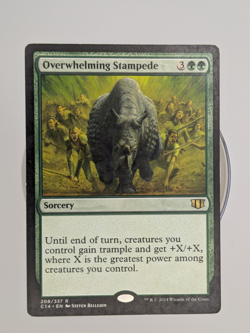 Magic The Gathering Overwhelming Stampede 208/337 Commander 2014 Regular - F81 - Image 1