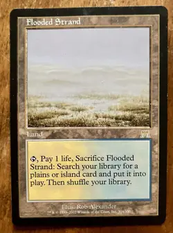 1x Flooded Strand [Onslaught] NM Near Mint #316 - VINTAGE MTG RARE - Image 1