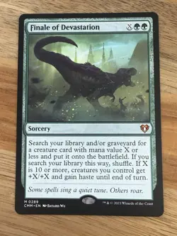 Finale of Devastation - Commander Masters Regular Mythic Sorcery MTG - Image 1