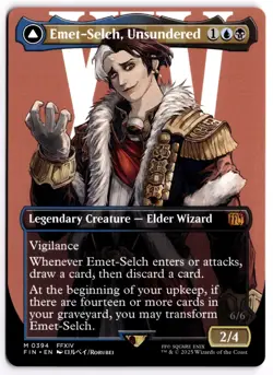 Emet-Selch, Unsundered (Borderless) 394 FINAL FANTASY Magic: The Gathering NM - Image 1