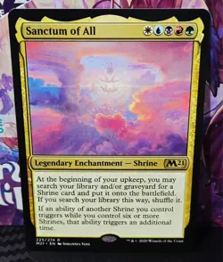 magic the gathering - Sanctum of All - Legendary Enchantment - Shrine - Rare - Image 1