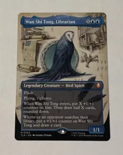 MTG Wan Shi Tong, Librarian Borderless Avatar: The Last Airbender LP - Image 1