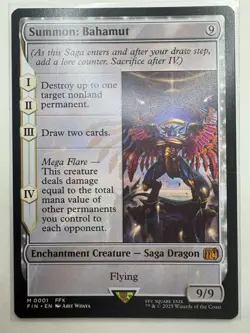 Summon: Bahamut - Final Fantasy MTG Magic The Gathering - Pack Fresh/NM - Image 1