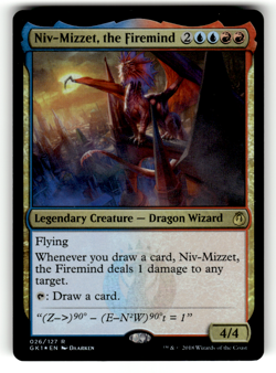 Niv-Mizzet, the Firemind 26 Foil R Guilds of Ravnica: Guild Kits LP - Image 1