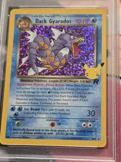 Celebrations Pokemon Team Rocket Dark Gyarados Holo #8/82 PSA 9 - Image 2