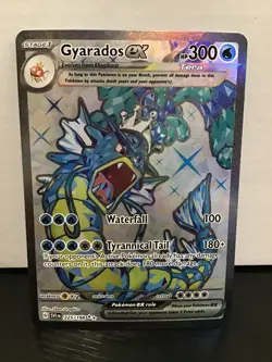 Gyarados ex Pokemon Scarlet & Violet 225/198 Full Art Ultra Rare Holo - Image 1