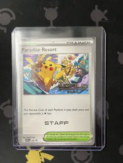 Pokemon TCG Paradise Resort STAFF Promo SVP #150 - Worlds 2024 | Free Shipping - Image 1