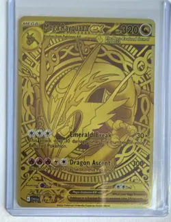Pokemon Mega-Rayquaza EX 384/151 Gold Full Art Foil - Image 1