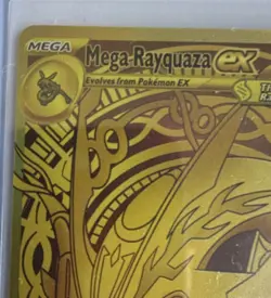 Pokemon Mega-Rayquaza EX 384/151 Gold Full Art Foil - Image 3