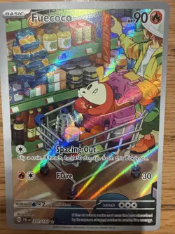 Pokemon TCG Fuecoco Paldea Evolved Illustration Rare Card 201/193 - Image 1
