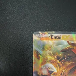 2012 Pokemon Black & White Dark Explorers Holo Entei EX 13/108 - Image 3