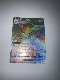 Glaceon Vmax 208/203 Evolving Skies Rainbow Secret Rare Full Art Pokemon TCG NM - Image 1