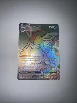 Glaceon Vmax 208/203 Evolving Skies Rainbow Secret Rare Full Art Pokemon TCG NM - Image 2