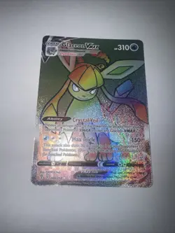 Glaceon Vmax 208/203 Evolving Skies Rainbow Secret Rare Full Art Pokemon TCG NM - Image 3