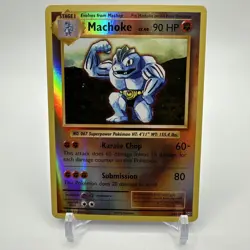 Machoke 58/108 Pokemon XY 2016 Evolutions Unlimited Reverse Holo LP - Image 1