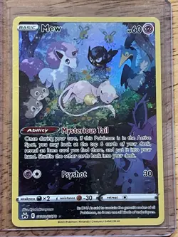 2023 Pokemon Crown Zenith Mew Galarian Gallery Holo GG10/GG70 Ultra Rare - Image 1