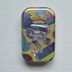 Pokemon Scarlet & Violet 151 Mini Tin Machamp & Cubone Trading Card Game - Image 1