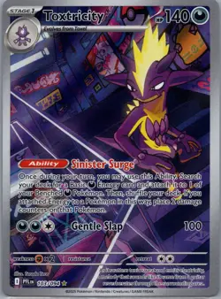 Toxtricity 103/094 ME02: Phantasmal Flames Pokemon TCG Illustration Rare NM - Image 1