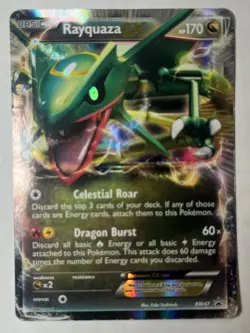 Rayquaza EX BW47 Promo: Black & White Holo - Pokemon TCG 2012 LP - Image 1