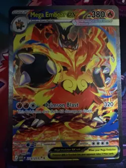 Mega Emboar Ex 273/217 Ascended Hereos Pokemon Tcg, Pack Fresh NM - Image 1