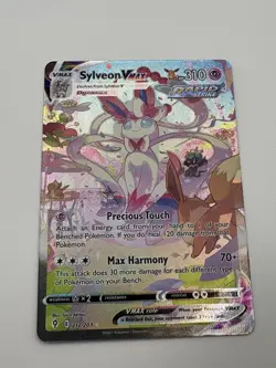Pokemon Sylveon VMAX Rapid Strike Secret Rare 212/203 Evolving Skies - Image 1