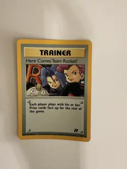 Here Comes Team Rocket-Unlimited Edition Regular LP 15/82 Pokemon TCG Card 1999 - Image 1