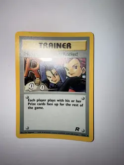 Here Comes Team Rocket-Unlimited Edition Regular LP 15/82 Pokemon TCG Card 1999 - Image 4