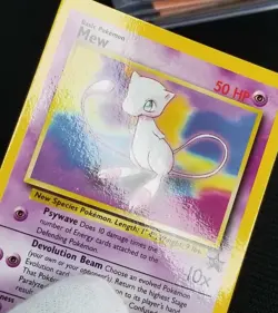 [LP](D) GLOSSY Mew Pokemon 2000 Gotta Magazine Black Star Promo English #8 - Image 1