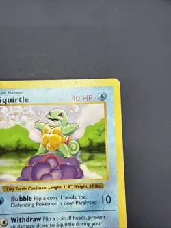 Shadowless Squirtle 63/102 Base Set Vintage Pokemon Card TCG - Image 3