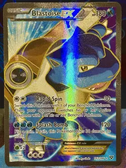 Blastoise-EX - 142/146 - Full Art Ultra Rare LP, English Pokemon XY Base Set - Image 1