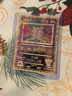 Ancient Mew Holo Holographic Pokemon Card From Pokemon The First Movie - Image 1