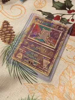 Ancient Mew Holo Holographic Pokemon Card From Pokemon The First Movie - Image 2