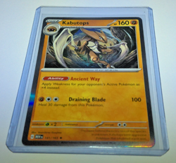 POKEMON KABUTOPS #141/165 RARE HOLOFOIL NM CARD SCARLET & VIOLET 151 CARD - Image 2