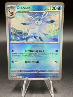 Pokemon TCG Glaceon (Master Ball) 025/131 Sv: Prismatic Evolutions Holo, NM - Image 2