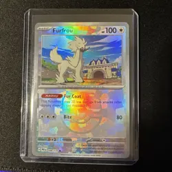 Pokemon Furfrou 088/131 Prismatic Evolutions Master Ball Reverse Holo Rare - Image 1