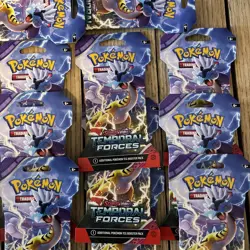 Lot of 14 Pokemon Booster Packs Scarlet & Violet Temporal Forces - Image 4
