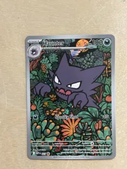 Pokemon Haunter Illustration Rare ME: Mega Evolution Black Star Promo 027 - Image 1