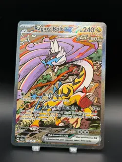 Raging Bolt ex #166/131 Pokemon 2025 Prismatic Evolutions NM Full Art - Image 1