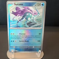 Pokemon Suicune (Master Ball Pattern) 024/131 Sv: Prismatic Evolutions Holo Card - Image 1