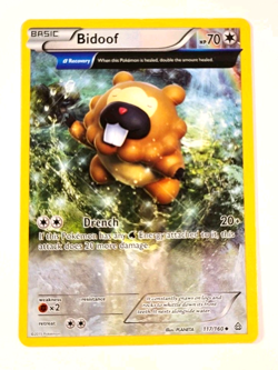 Bidoof (Alpha) - 117/160 - Full Art Uncommon - XY Primal Clash - Pokemon Card_1 - Image 1