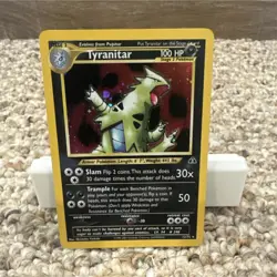 Pokemon TCG Tyranitar Rare Neo Discovery 12/75 English Wizards of the Coast - Image 1